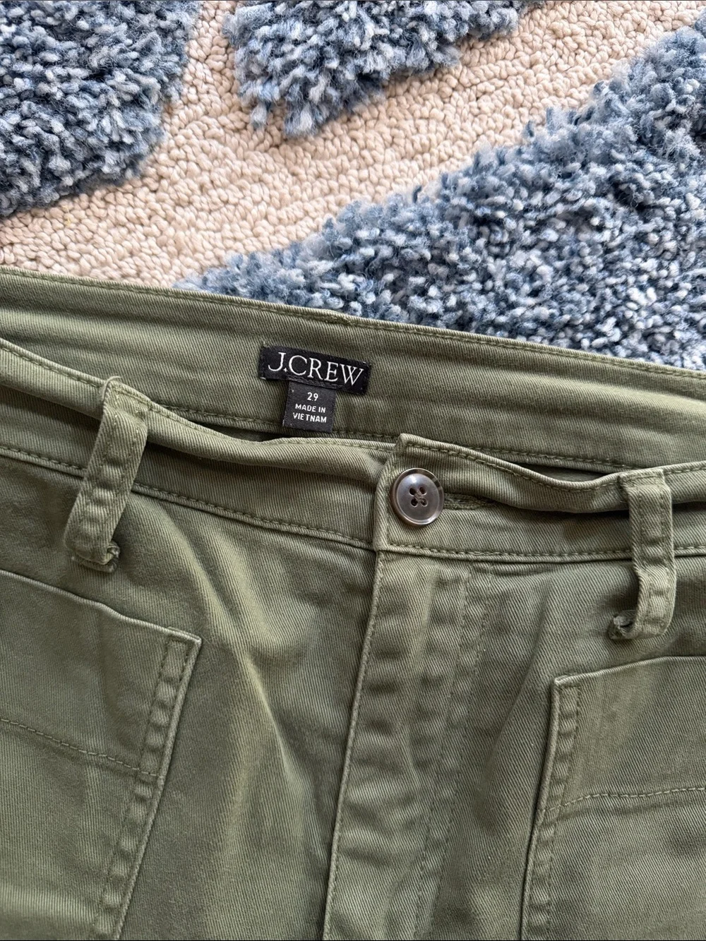 Gently Used…J. Crew Olive Green Utility Chinos